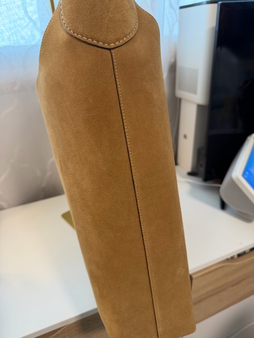 Coach Brooklyn 39 Tan Leather Slouch Shoulder Bag - Picture 4 of 10